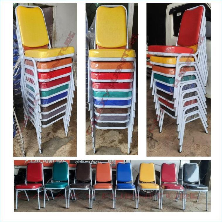 Kursi Susun Futura/Kursi Kantor/Kursi Tenda/Kursi Aula/Kursi Restaurant/Kursi Makan/Kursi Santai