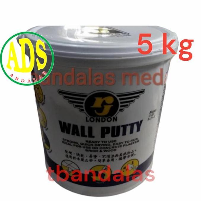 TERBARU - Dempul Plamir tembok rj wall putty 5 Kg
