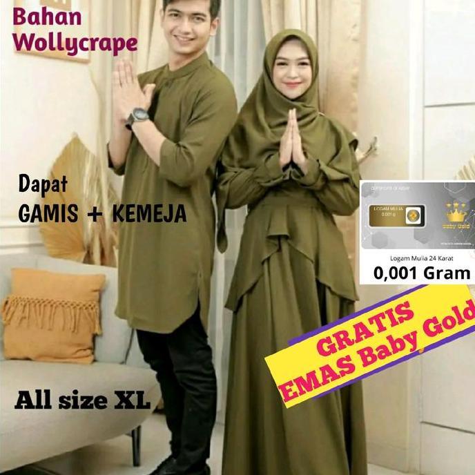 Stile- (( Free Emas Baby Gold )) Baju Couple Lebaran 23 Ria Ricis Terbaru Seluruh Indonesia Muslim