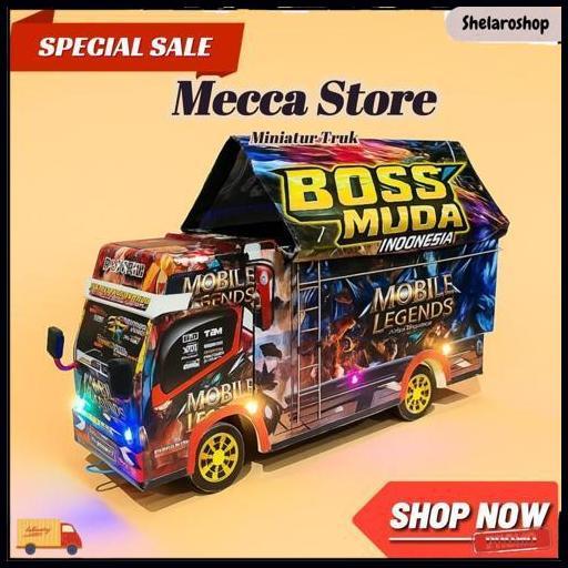 ( Cod ) Truk Oleng Wahyu Abadi Besar Panjang Bisa Custom Foto Dan Nama Di Pintu Belakang Pengiriman 