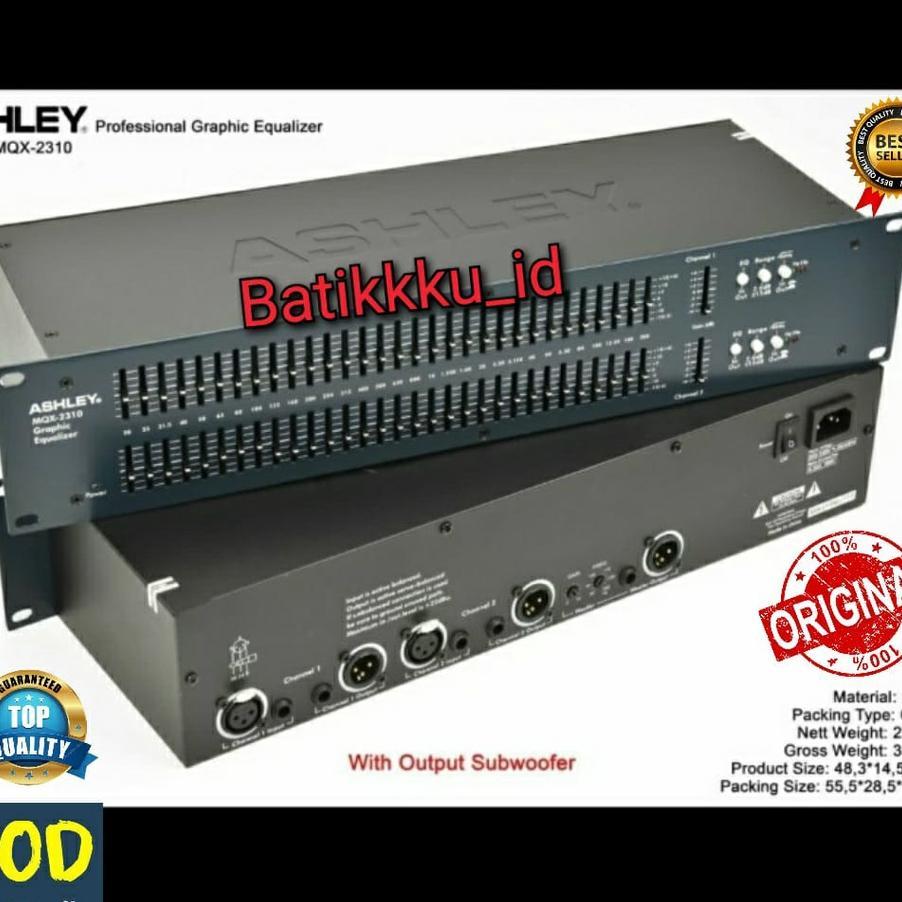 Equalizer Ashley Mqx 2310 (2 X 31Ch) Original Mqx2310 Komponen Makro