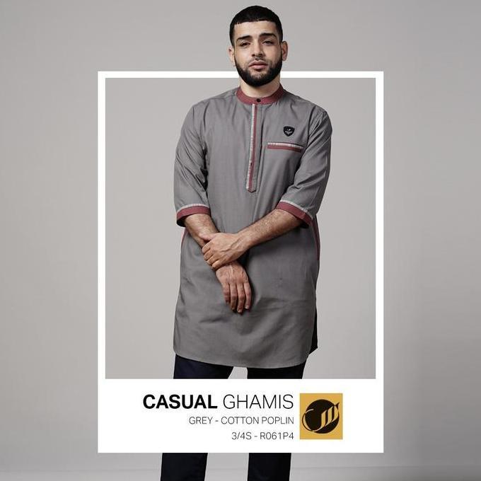 SAMASE GHAMIS CASUAL R061P LENGAN 3/4 COTTON POP