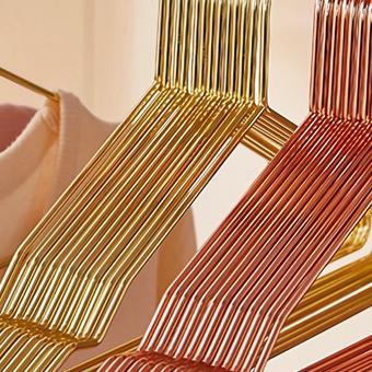 Promo Grato Hanger Baju Gold / Gantungan Baju Gold Premium / Gantungan Baju Stainless Gold / Cloth H