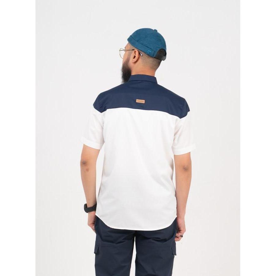 Baju Kemeja Koko Modern Koko Putih Fadkhera X Deryansha