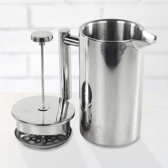 Teko Kopi French Press 350Ml 800Ml 1000Ml Coffee Maker Pot Stainless Steel - Fp1L Allshop