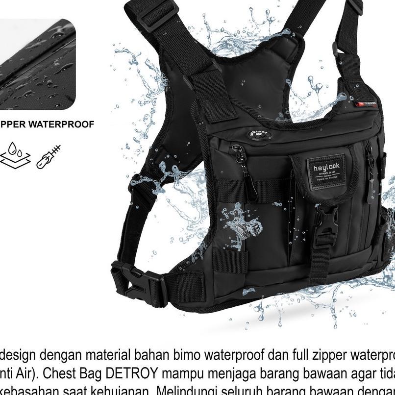 Promo Tas Dada Outdoor Pria Tactical Adventure Pelindung Dada Waterproof Berkualitas Terbaru Tas Dad