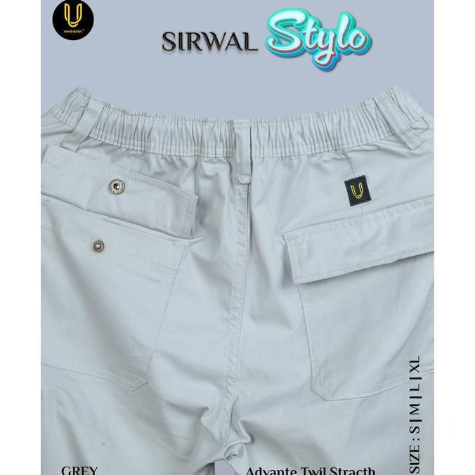 Uhud Basic - Ankle Pants Office Stylo Celana Kantor Pria Dewasa Sirwal Laa Isbal