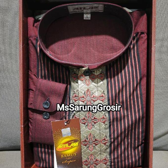 BAMUS BAJU KOKO ATLAS SUPER  BEHAESTEX Motif Muslim