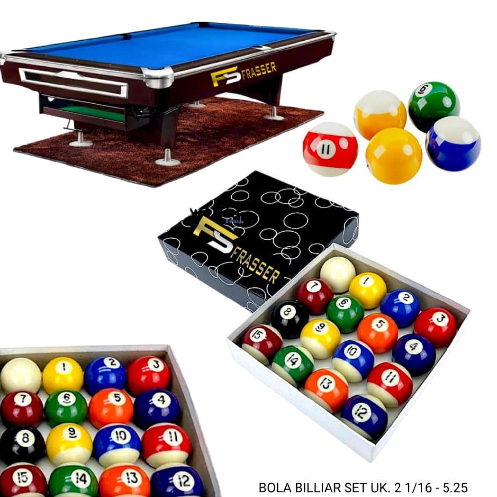 Frasser Bola Biliar / Bola Billiard / Bola Bilyar Premium / Bola Belgi / Bola Premier Belgium Tourna