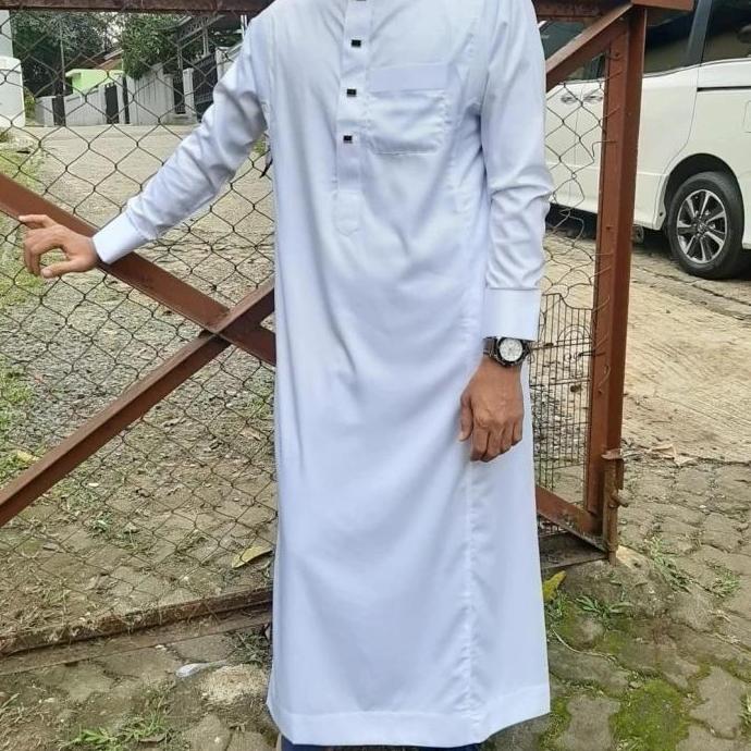 Jubah Saudi Premium putih