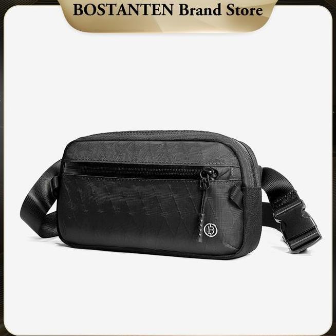 Bostanten Tas Pinggang Pria Tas Bahu Portabel Pria Tahan Air Hitamcoklathijau Bsb1125301