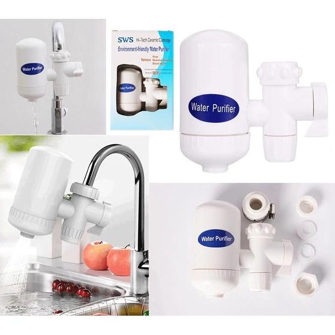 Sws Water Purifier Saringan Air Filter Penyaring Keran Air Kran Air Ceramic Cartridge Ledeng Terbaik