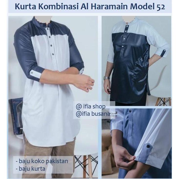 Baju Kurta Al Haramain __ Koko Pakistan Model Elegan Bahan Sultan