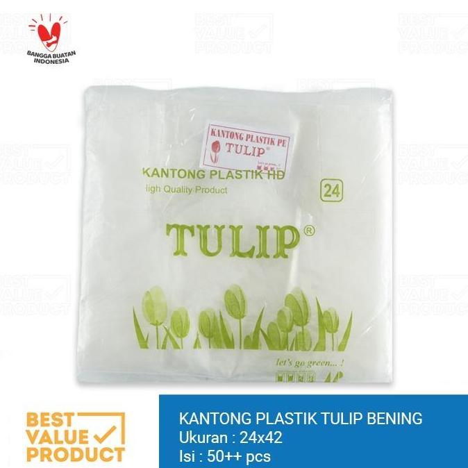 Akukamu- Kantong Kresek Pe Bening 24 / Plastik Bening Pe Go Green Isi 50++