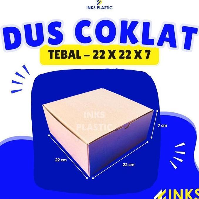 Akukamu- Dus Kotak ampers Box Karton Tebal 22X22X7 Cm