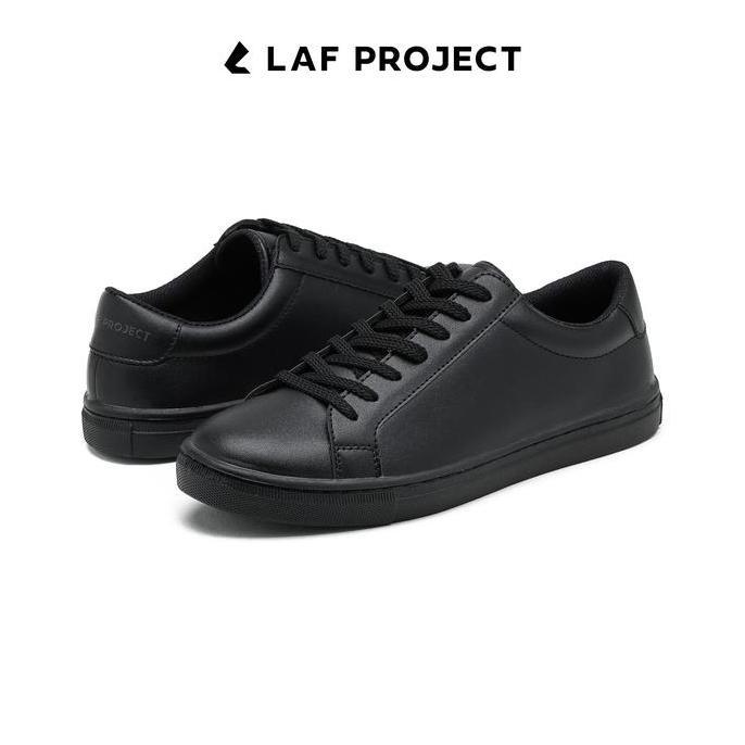 Kingg- Laf Project - Sepatu Shoes Sneakers Casual Kasual Pria - Royale - Hitam