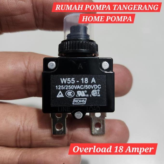 Overload 18 Amper Overload Pompa Satelit 18 Amper High Quality
