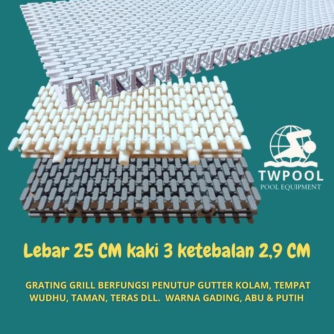 grating grill kolam renang 3 m