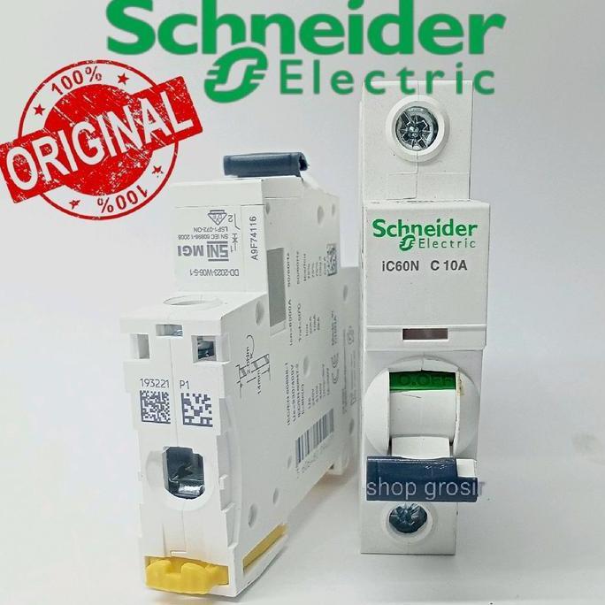Mcb 1P 10A Mcb 1Phase 10Ampere Schneider Original Terbatas