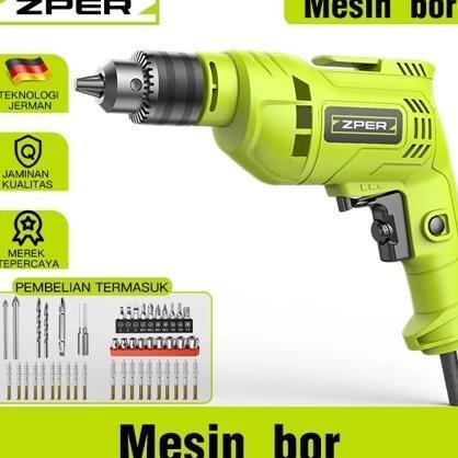 Zper Mesin Bor 350W Listrik Bolak Bali Hand Electric Drill Berlaku Untuk 210Mm Mata Bor Zp044 Pompa 