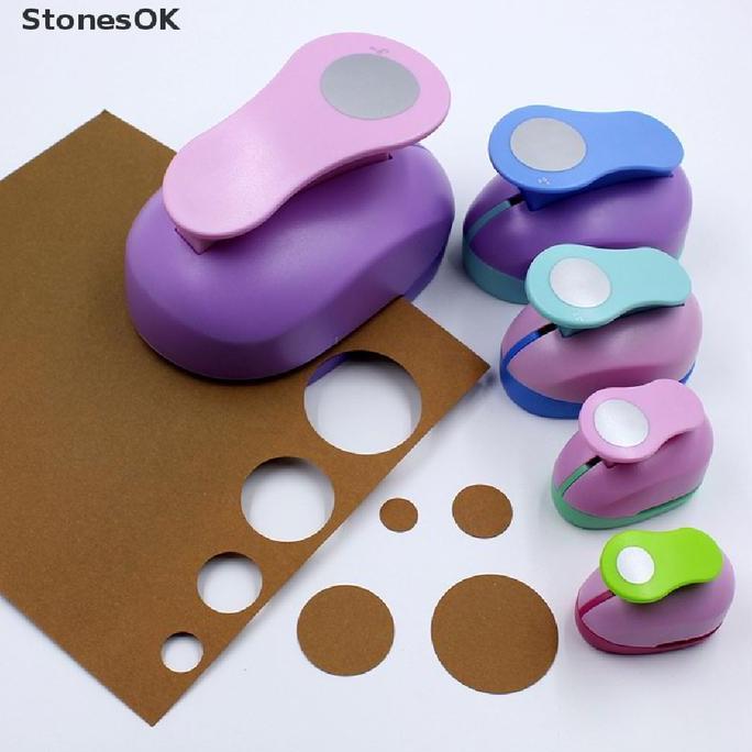Gandisoress - PAPER PUNCH CIRCLE CUTTER 9 16 25 MM PEMBOLONG BULAT BESAR