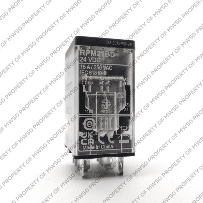 Schneider Relay Plug In 2Co 15A Tanpa Led 24Vdc Rpm21Bd Restock