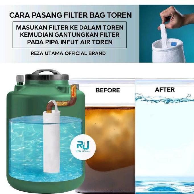 Sutoreji- Filter Air Sumur Keruh Dan Bau Filter Toren Saringan Penjernih Air Sumur