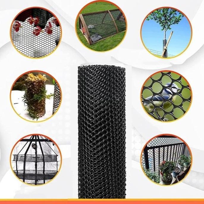 Dongmul- Jaring Kat Plastik Hdpe Safety Pets Net Penangkapan Jatuh Jaring Pagar Rumah Tebal Jaring K