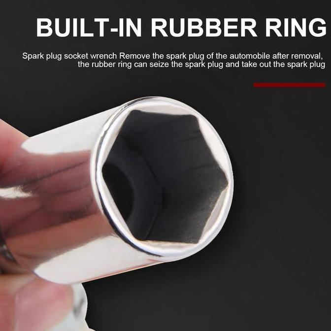 Xx1X- D Kunci Busi Fleksibel Kunci Busi 16Mm Dan 21Mm 2 Mata Fleksibel Kunci T Mobil Motor Kunci Ful
