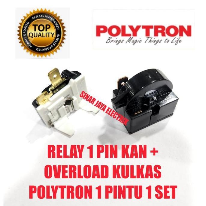 Ptc Relay Dan Overload Kulkas Polytron 1 Pintu / Relay Kulkas Polytron 1 Pintu Termurah