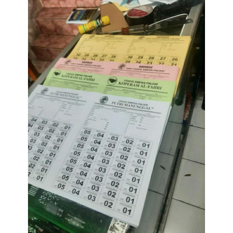 Best Seller Cetak Kartu Koperasi/ Cetak Promise Koperasi/Isi 100 Lembar