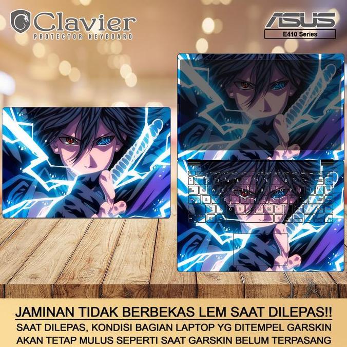 TERBARU - Cover Garskin Laptop Asus E410 E410M E410MA E410MAO Bening Transparan