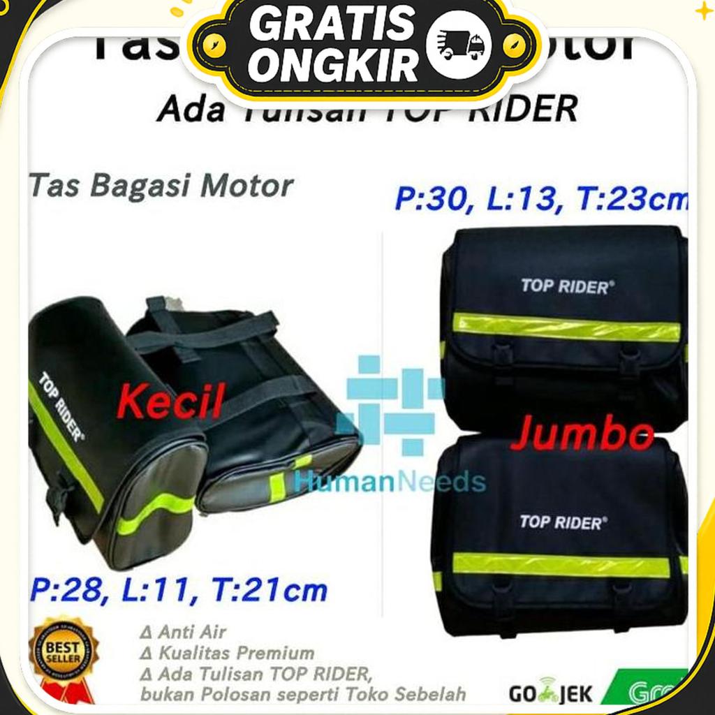 Top Rider Sidebag/Tas Bagasi Samping Motor/Tas Bagasi Motor Kiri Kanan