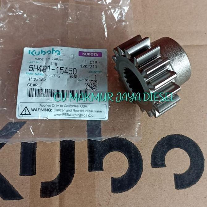 Gear DC70 5H491-15450 Kubota