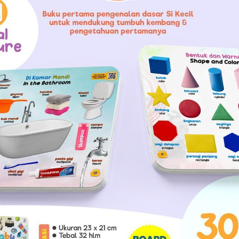 Ziyadbooks - Boardbook Baby Book Superlengkap - Buku Bayi Usia 0+ Tebal Berwarna