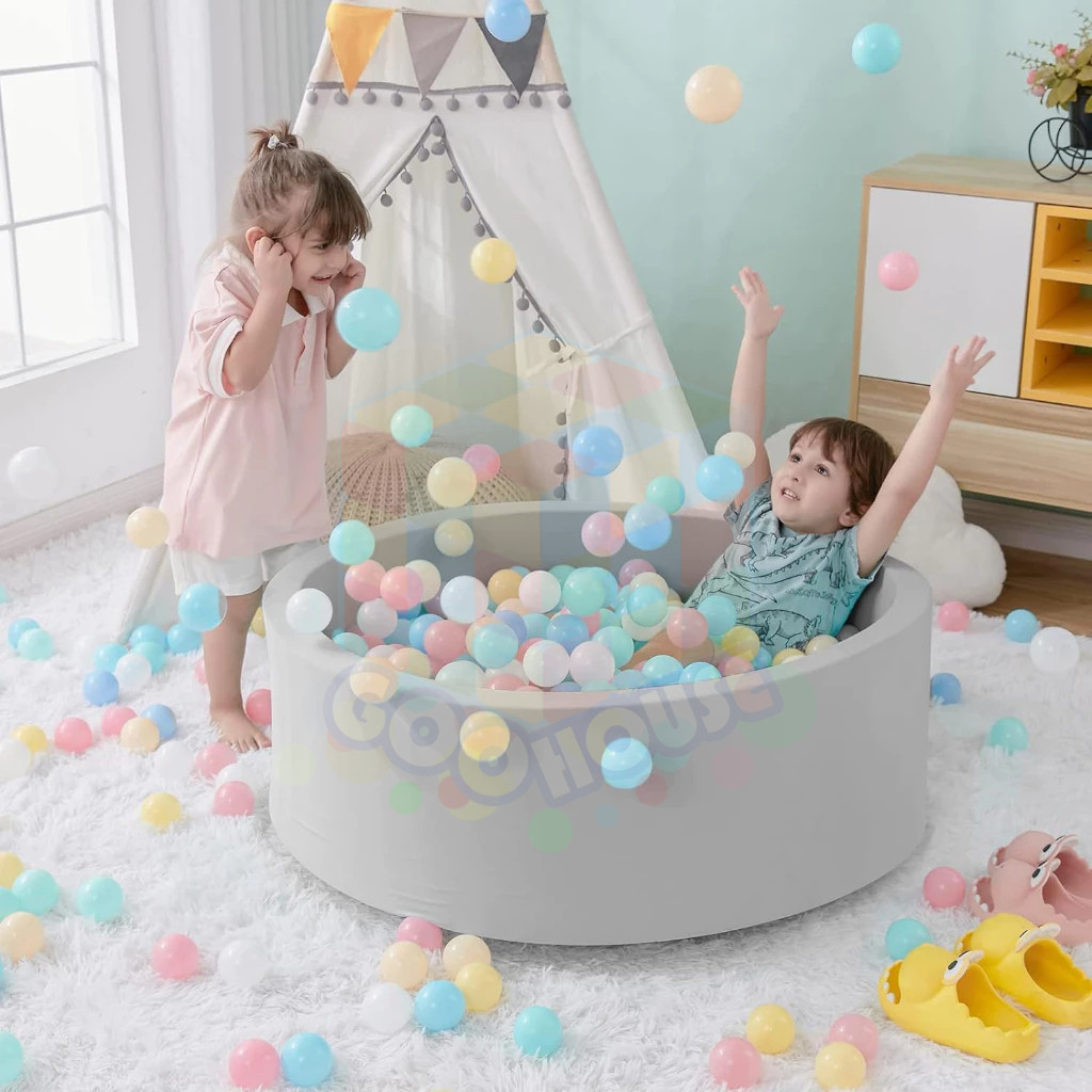 Kolam Bola Anak Kolam Bola Mandi Mainan Anak Lubang Bola Busa Untuk Balita Kolam Anak Spons Ball Pit