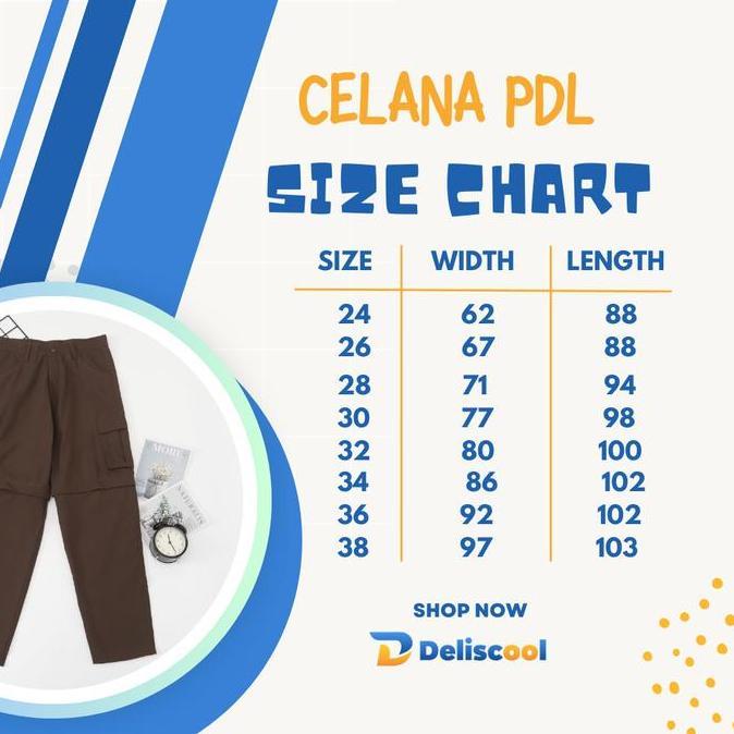 Deliscool Celana Pdl Pramuka Celana Pramuka Sma Laki Laki Pdl Panjang Smp Wanita Cargo Smk Cowok Gam