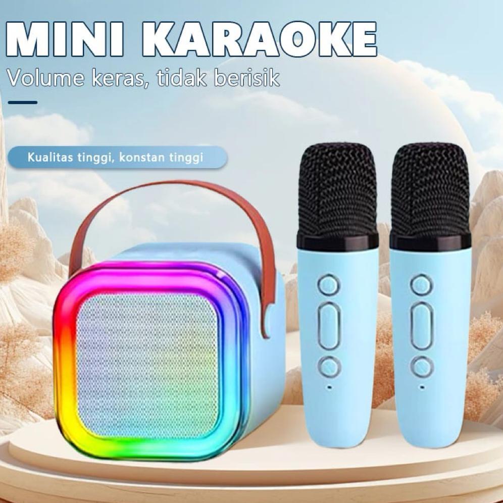 Speaker Bluetooth 2 Microphone - Speaker Bluetooth Plus Mic 2Pcs - Mini Speaker Karaoke Mic Portable