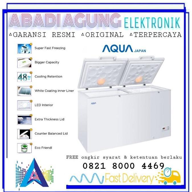 AQUA JAPAN AQF450R - CHEST FREEZER 429L AQF-450R AQF 450R AQUA JAPAN