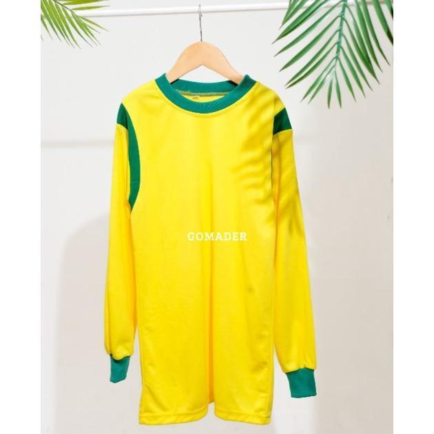 Diskon Setelan Baju Seragam Olahraga Sekolah Anak Tk/Sd Kuning Hijau