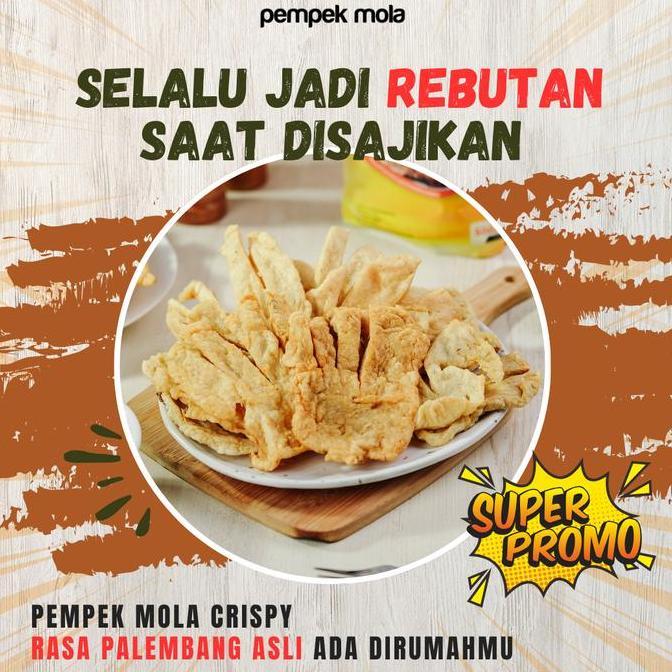 NEW PEMPEK CRISPY MOLA - PAKET HEMAT BISA COD PALEMBANG ORI