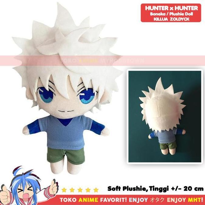 Boneka Anime Karakter Hunter x Hunter Killua Zoldyck Plushie Doll [terbaik]