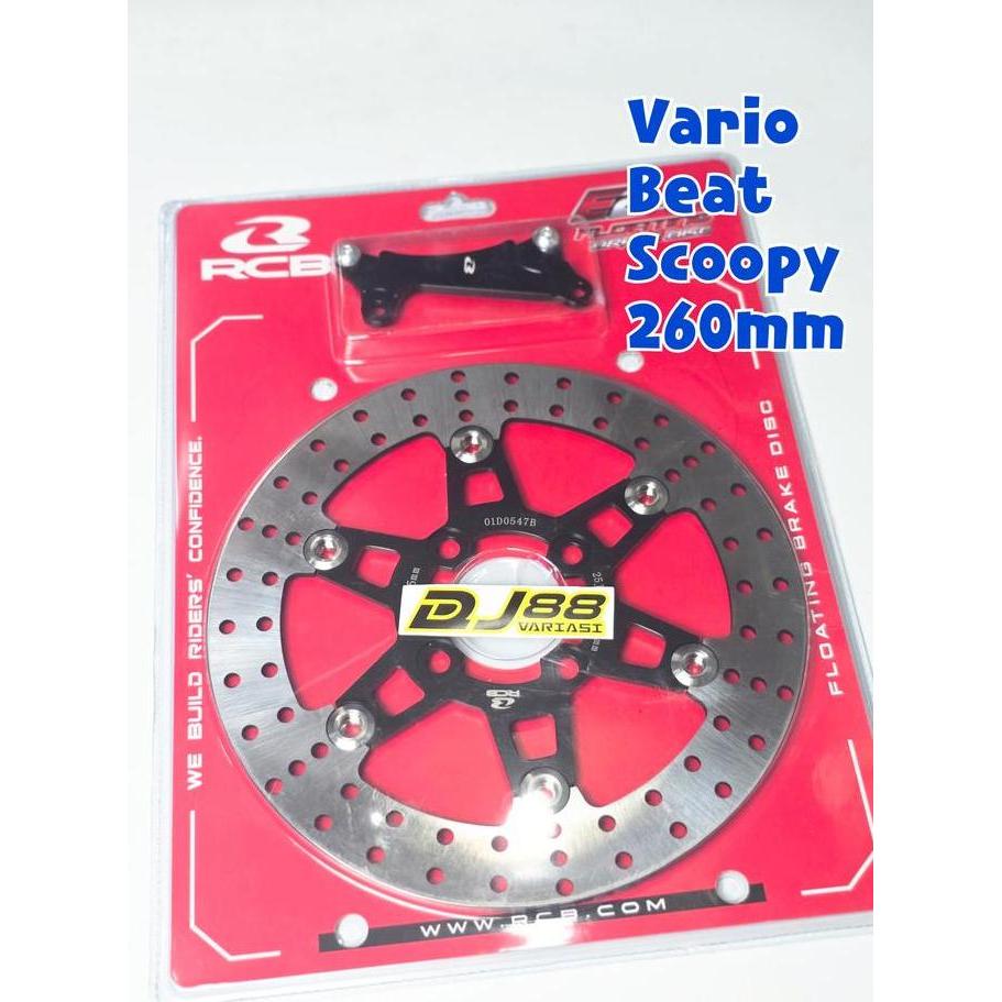 Disc Cakram Rcb Beat Vario Scoopy 260Mm Piringan Cakram Depan Racing Boy Terbaru