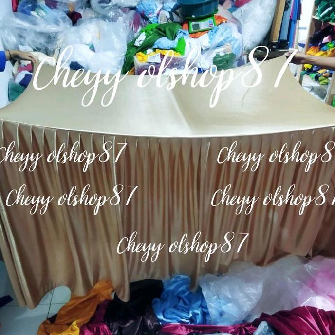Taplak Meja Full Set 80Cm X 60Cm X 240Cm - Cover Meja