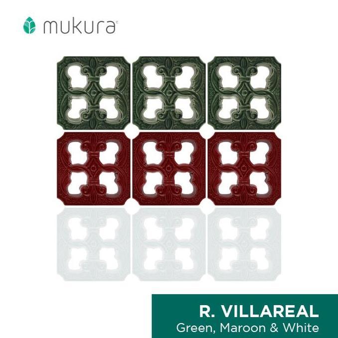 Roster Keramik Mukura Lubang Angin Keramik Villareal 20X20Cm