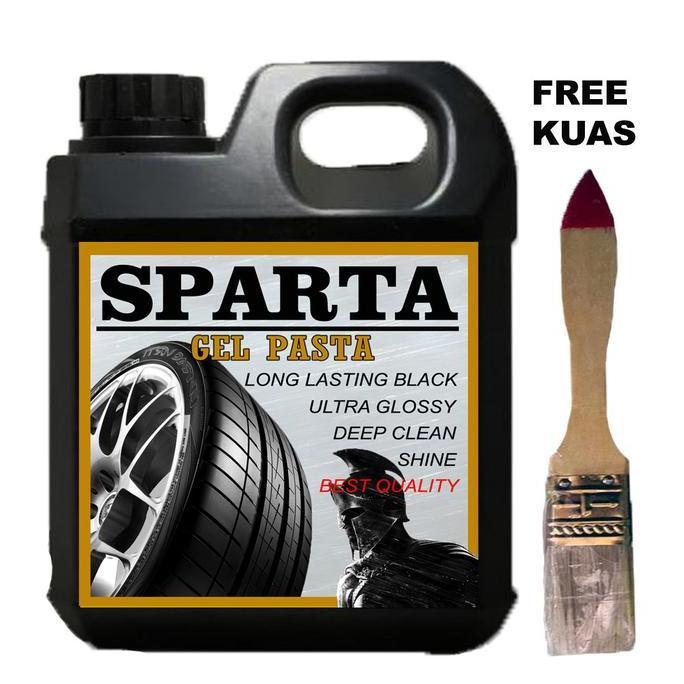 SPARTA PREMIUM GEL Semir Ban 1 liter / Pengkilap Ban / Penghitam Ban