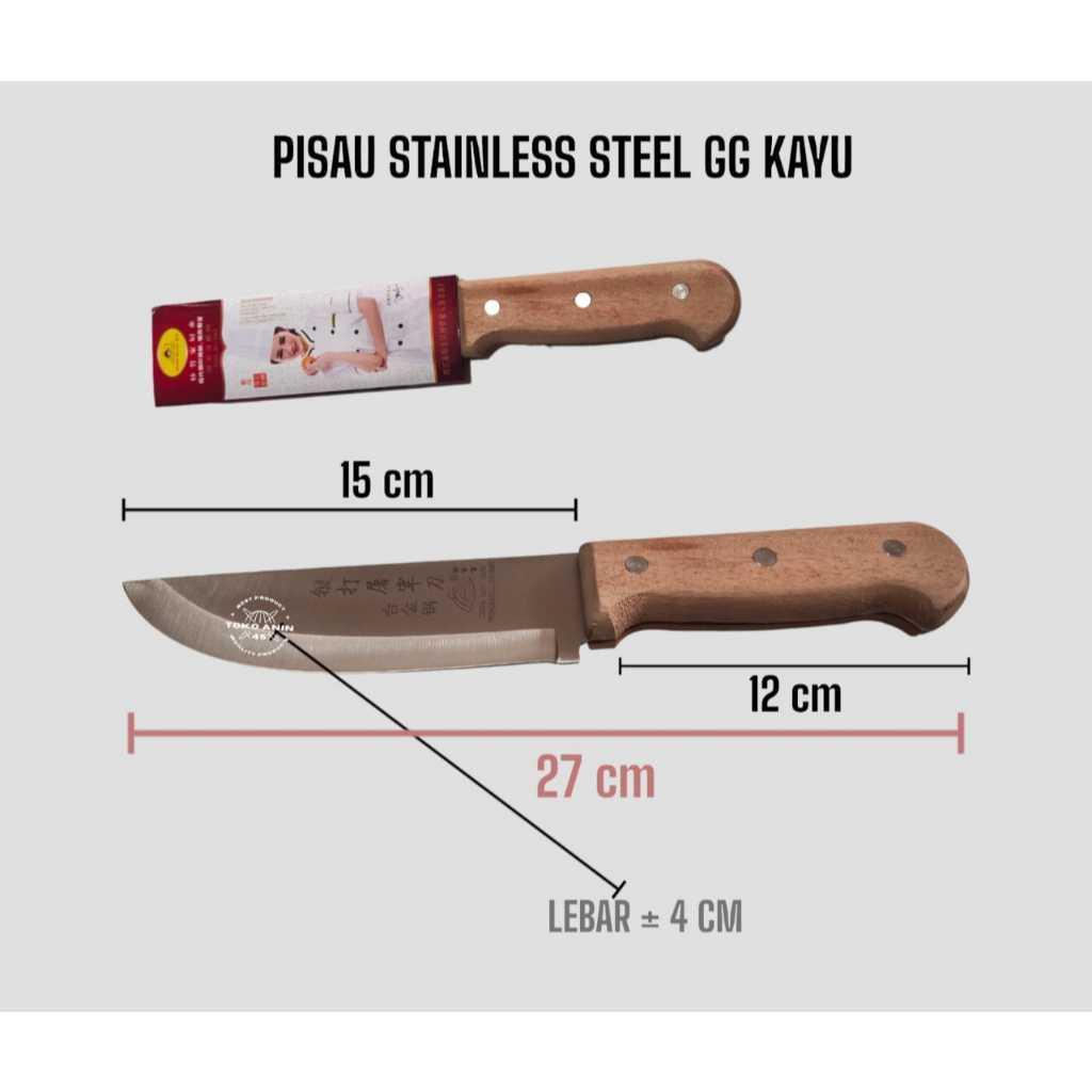 Pisau Dapur Kualitas Premium/Pisau Dapur Tajam/Pisau Dapur Stainless Steel Mgj