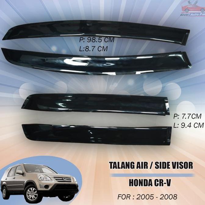 Talang Air Honda Crv 2005 - 2008 / Side Visor Crv 2008 Restock