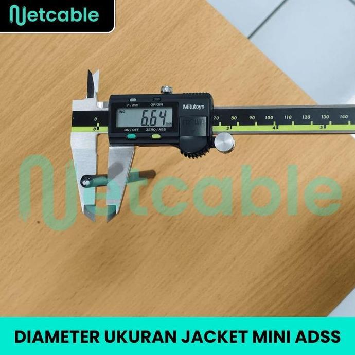 Promo Netcable Kabel Fiber Optik Fo Mini Adss Core 4 Core 6 Core 12 Core 24 Core Panjang 2Km 2000M 4