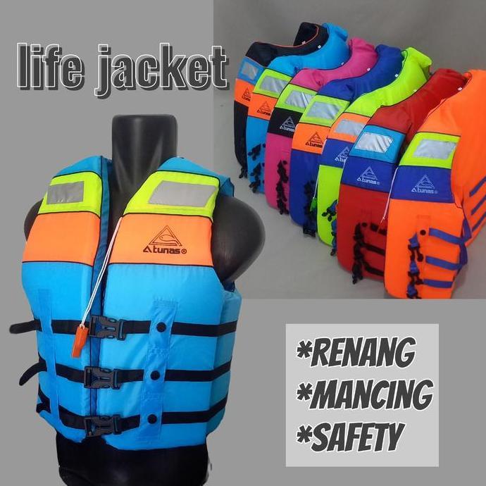 Pelampung renang, rompi pelampung, jaket pelampung renang dewasa dan anak